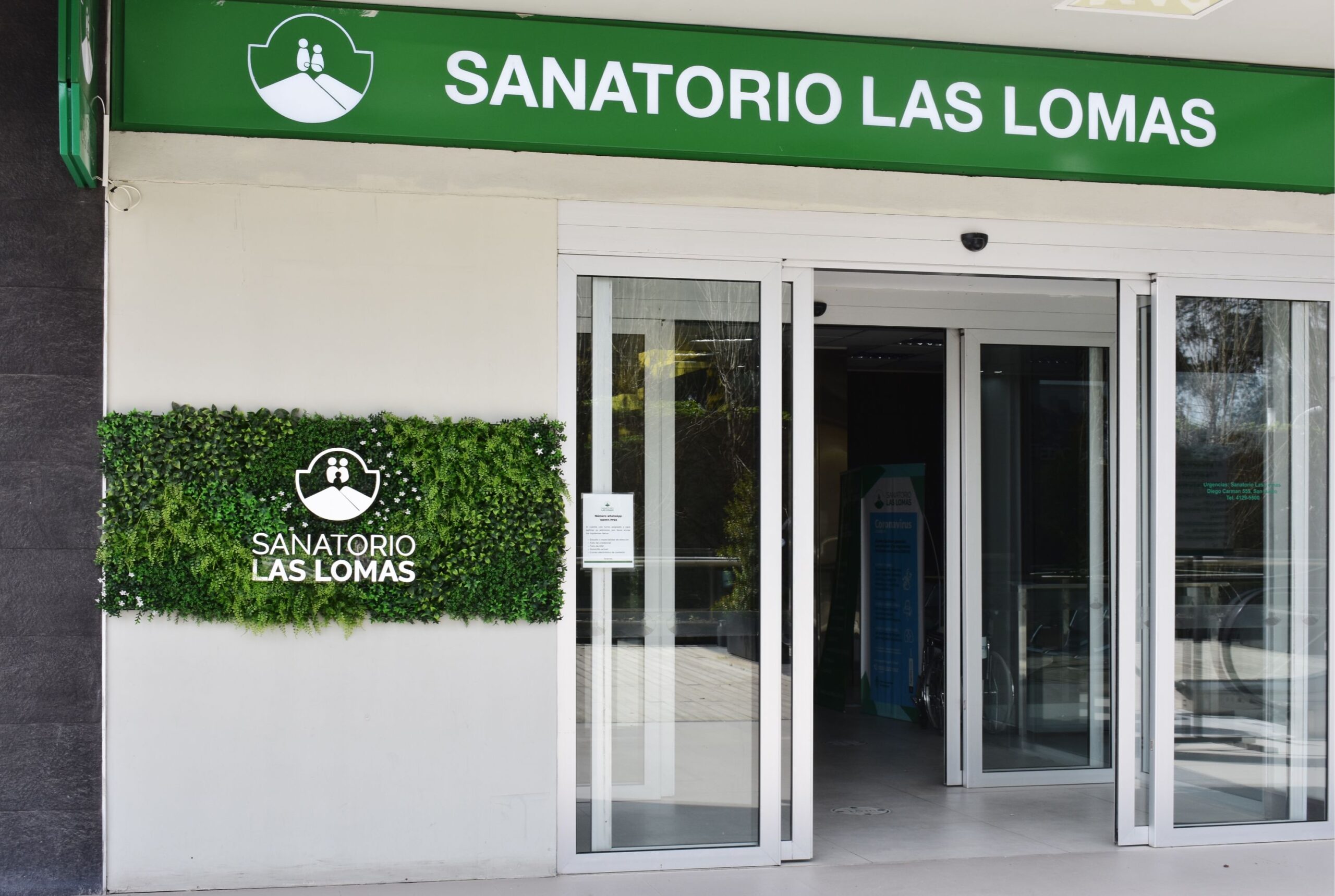 Entrada del Sanatorio Las Lomas